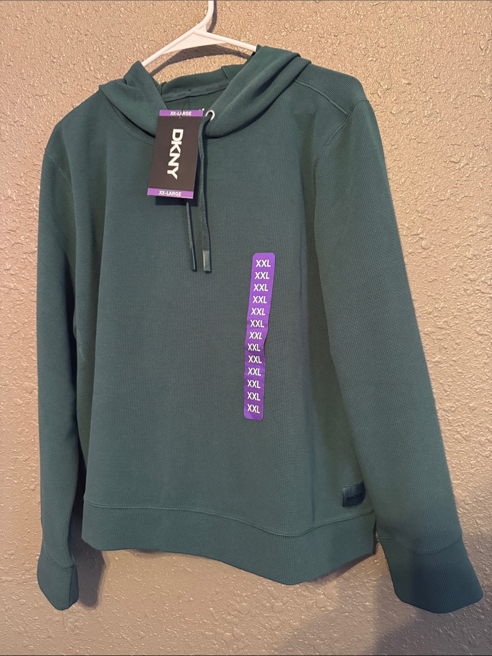 DKNY Forest Green Crewneck Hoodie Sweater